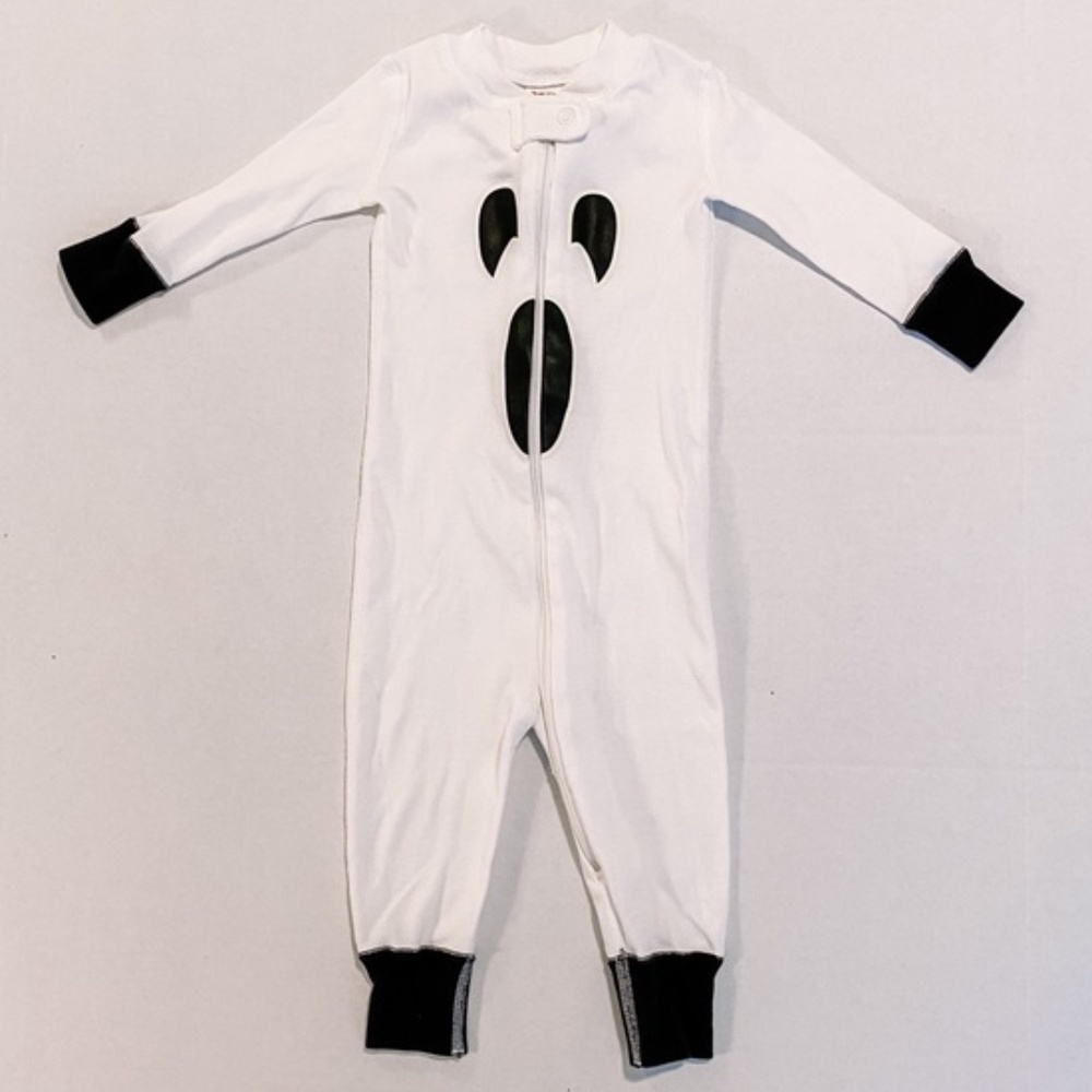 Hanna Andersson Sleeper White Ghost Halloween 18m